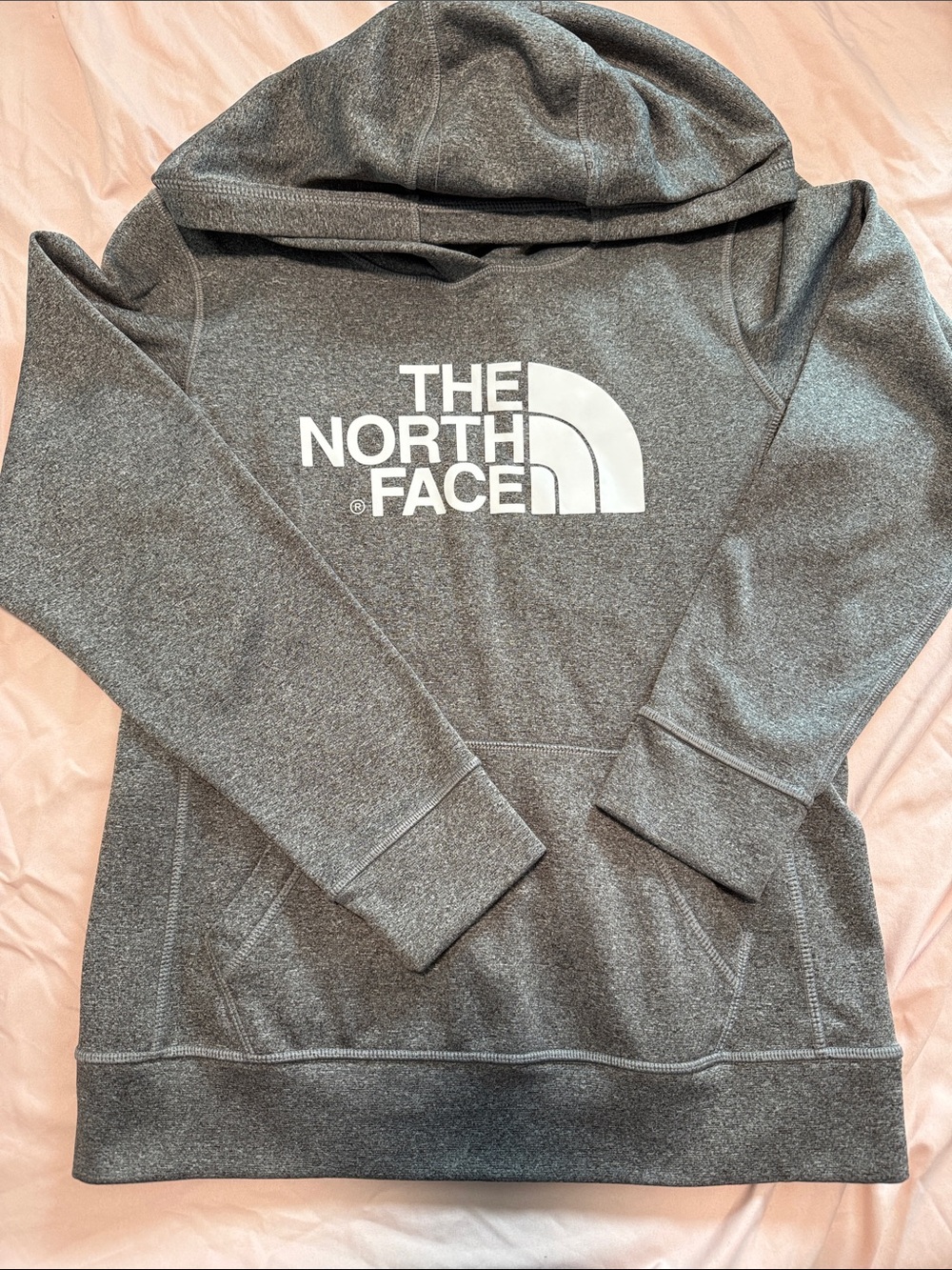 The North Face Gray Logo Pullover Hoodie